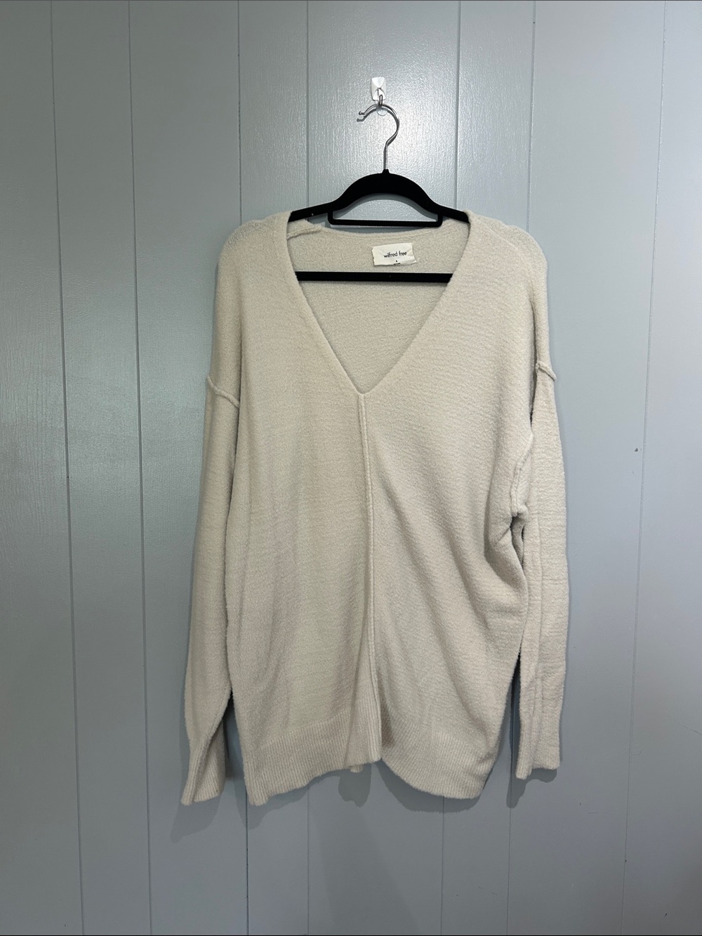 Wilfred Free Cream Sweater Size Medium